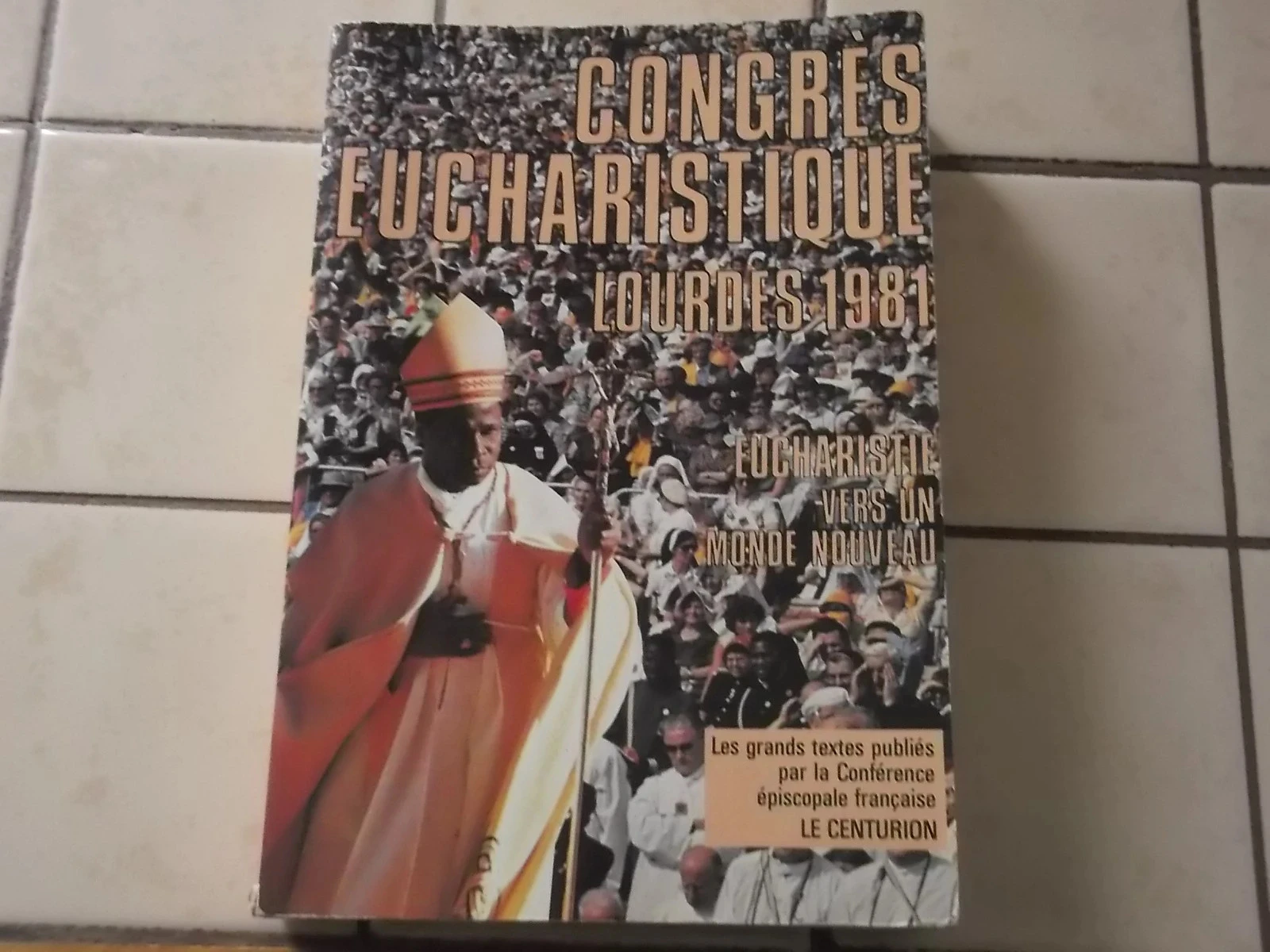 Congrès eucharistique Lourdes 1981 eucharistie vers un monde nouveau